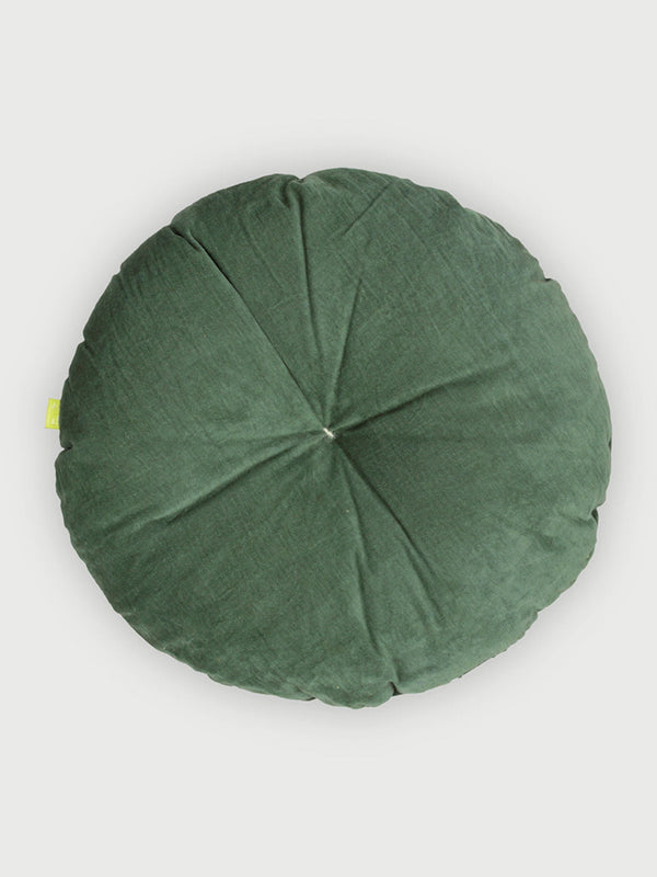 Cuddle Eucalyptus Velvet  Round Cushion
