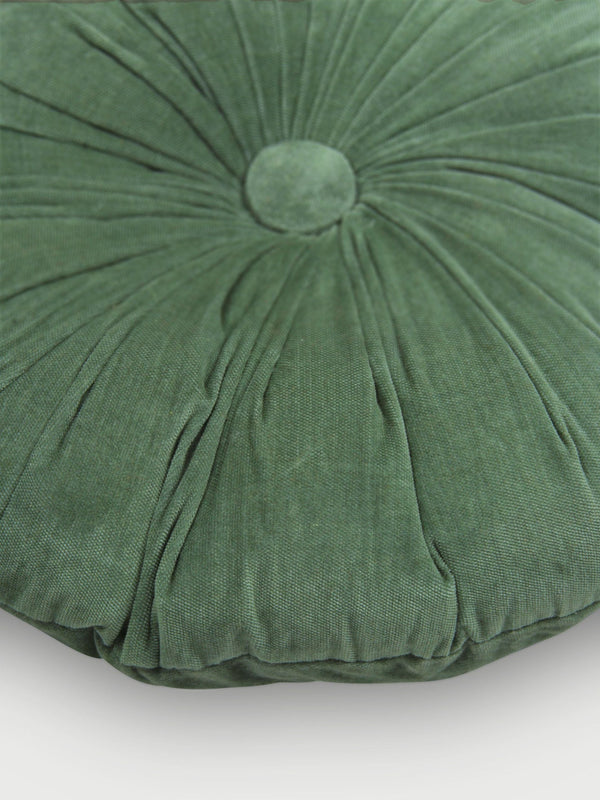 Cuddle Eucalyptus Velvet  Round Cushion