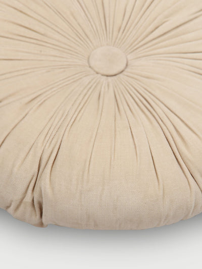 Cuddle Oatmeal Velvet  Round Cushion