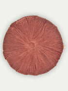 Cuddle Rhubarb Velvet  Round Cushion