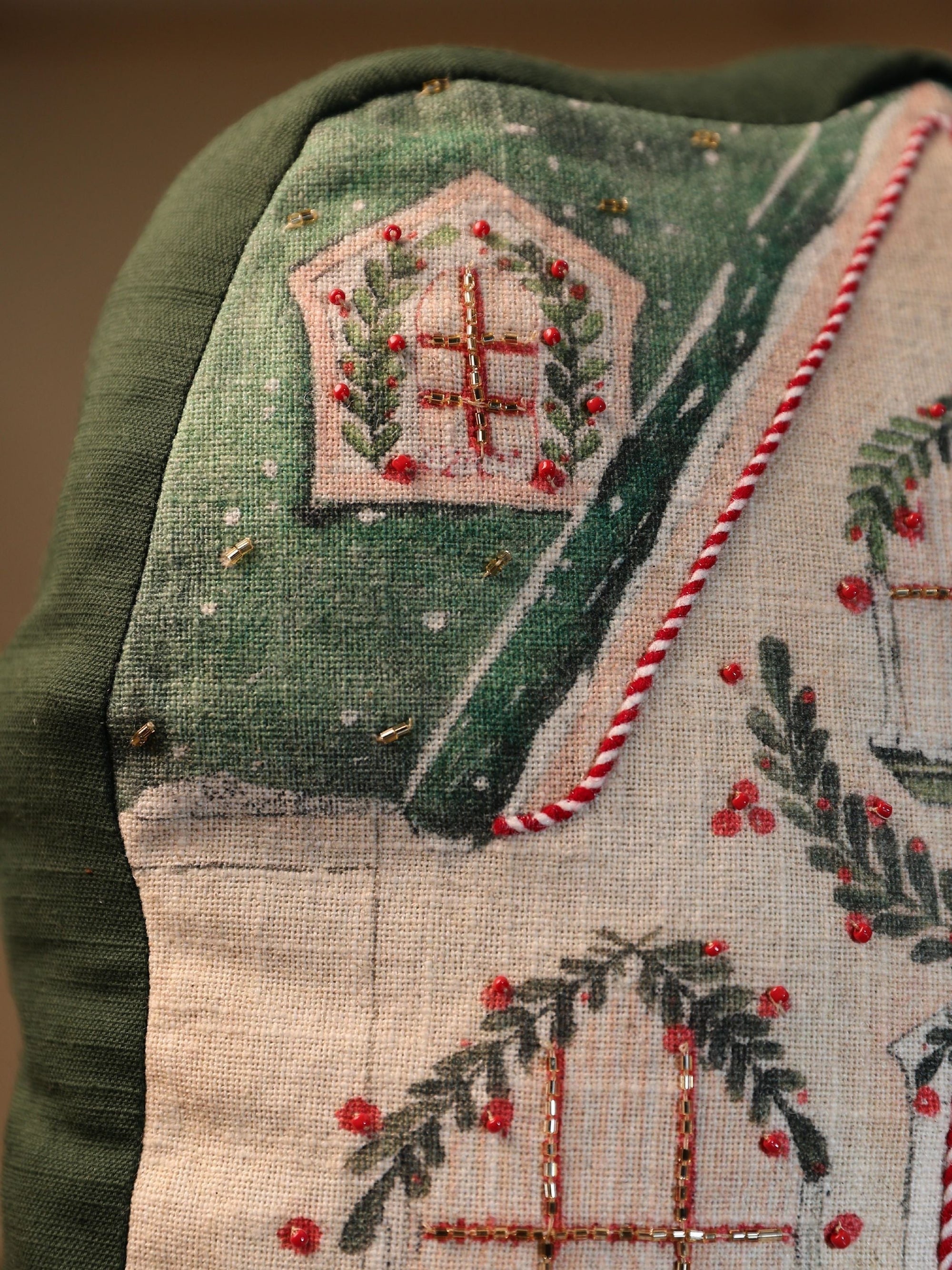 Christmas Cushion Covers - Christmas House (14"x14")