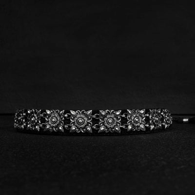 Chauki Guluband Silver Choker Necklace