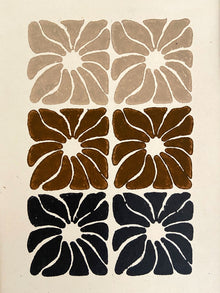 Wall Frame l Handblock printed artwork on handmade paper l 12" x 18"