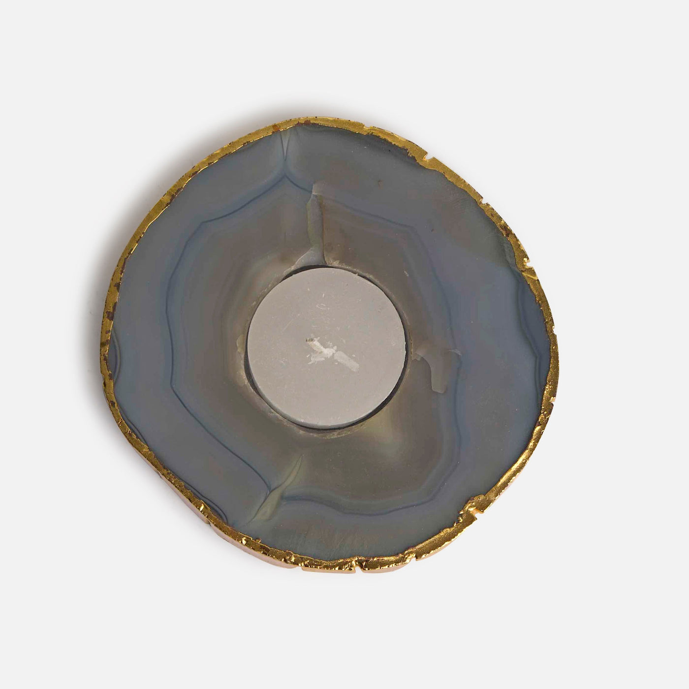 Tea lights Blue Agate