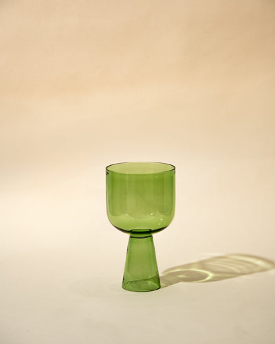Aria Glass / Dessert Bowl (Set of 4) - Green