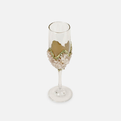 Limited edition - Claire - Rose Quartz Champage Glass