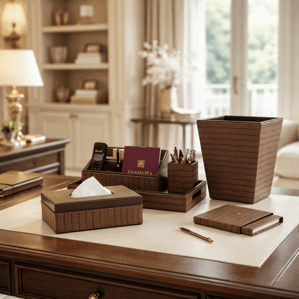 Daamaira Luxe Desk Organizer - set of 5