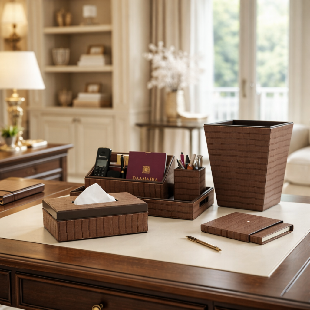 Daamaira Luxe Desk Organizer - set of 5