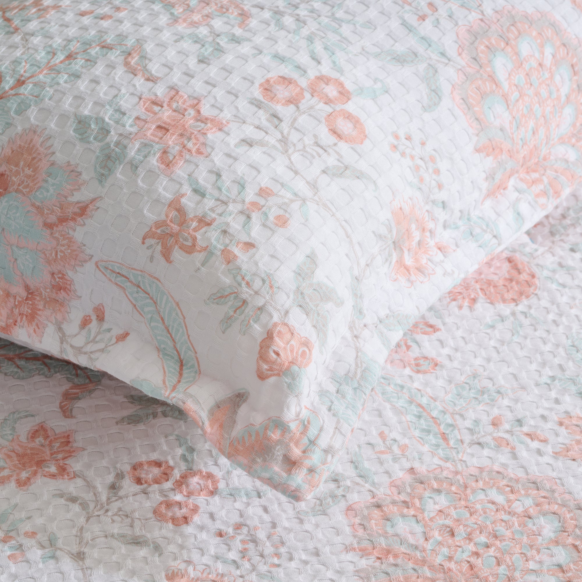 Garden Bed | Cotton| Waffle Printed | Duvet Cover