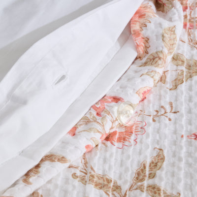 Garden Bed | Cotton| Waffle Printed | Duvet Cover