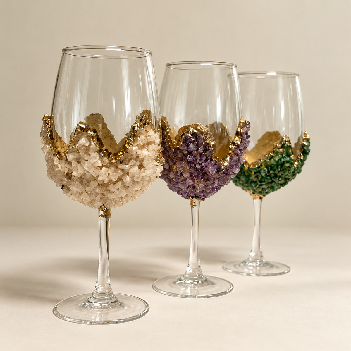 Limited edition - SAN MARCO - Stone Wine Glass