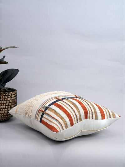 Desert Stripe Block Printed Cushion Cover