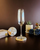 Natural Agate Coaster - Round ( Set Of 2 )