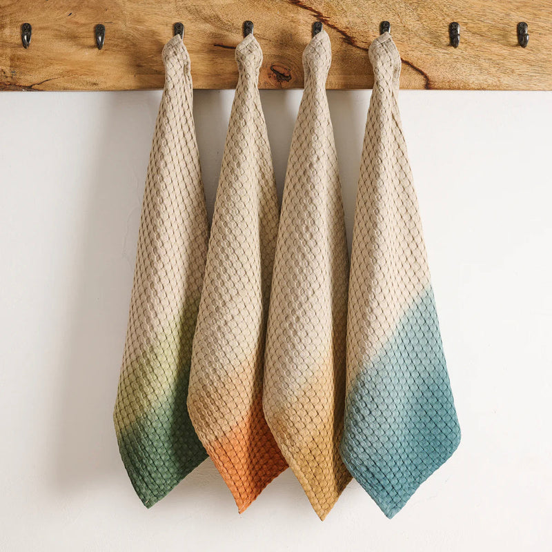 Dip Dye | Cotton Bamboo | Waffle  | Hand Towel