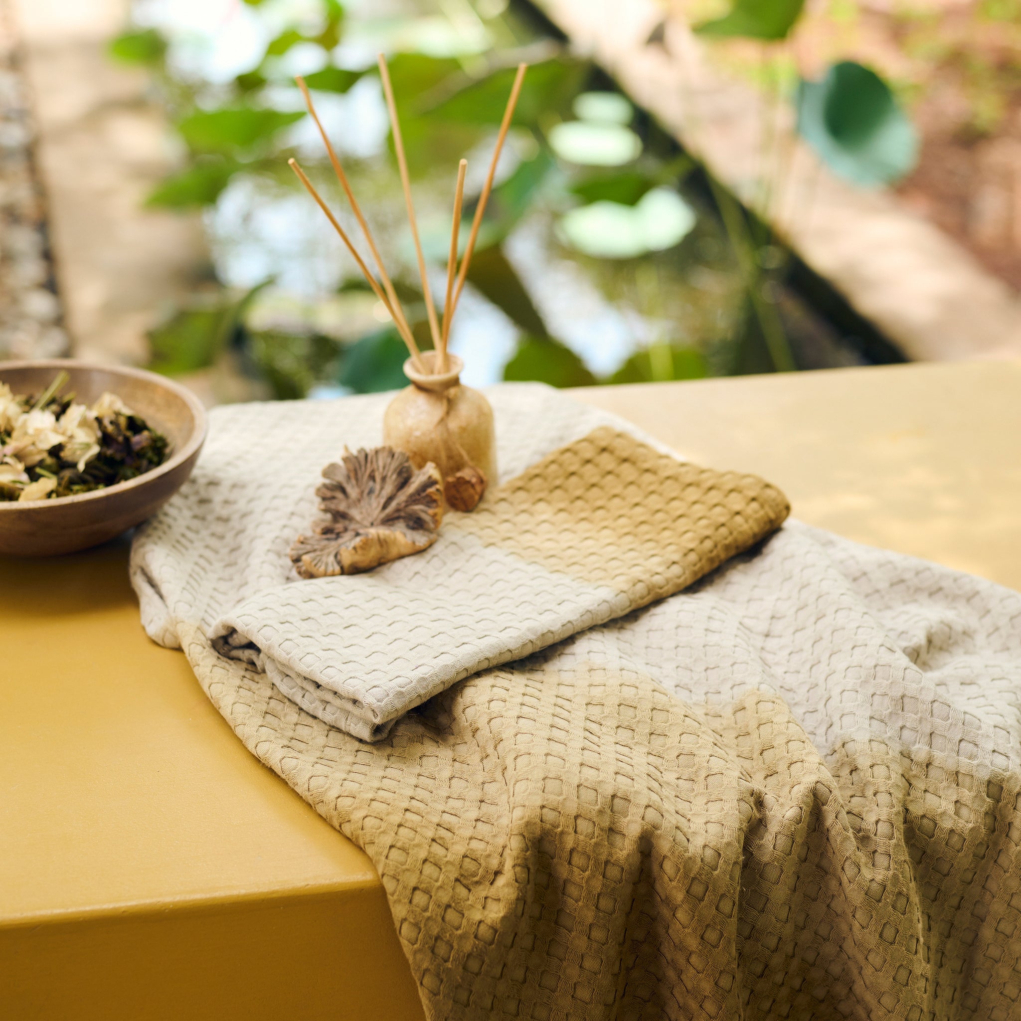 Dip Dye - Cotton Bamboo | Waffle Towels Set