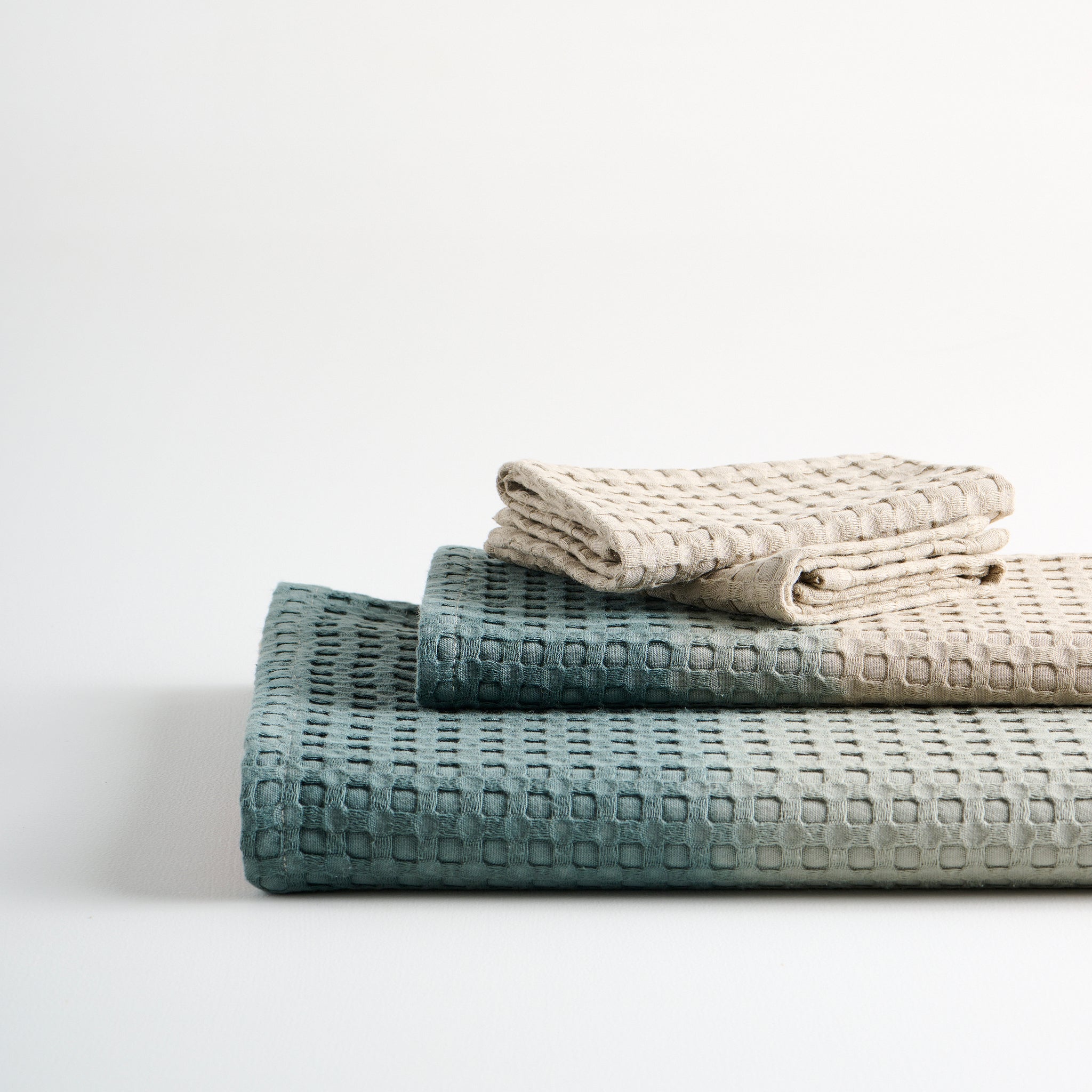 Dip Dye - Cotton Bamboo | Waffle Towels Set