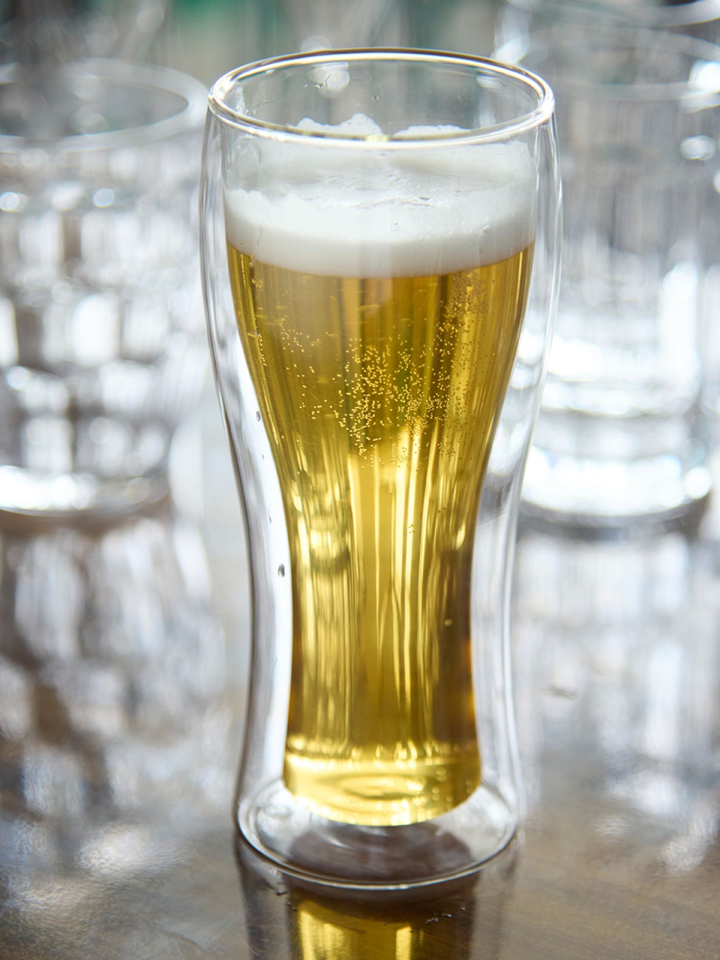 Double Wall Beer Glass _ Single Piece