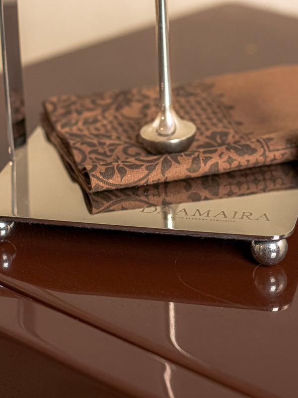 Droplet Napkin Holder - Silver