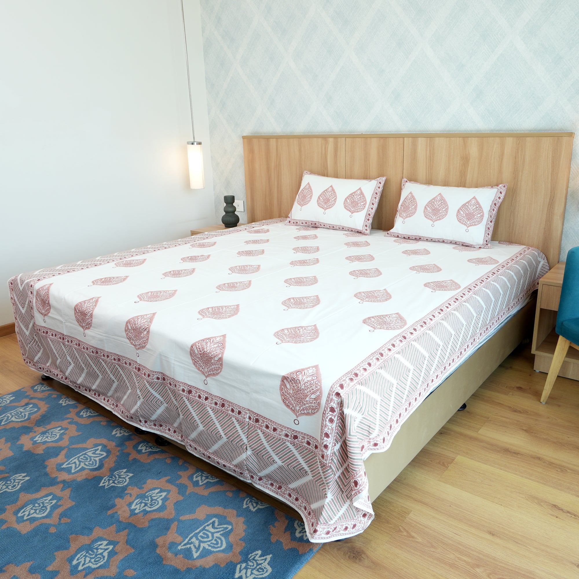 Anandbagh Handblock Bedsheet