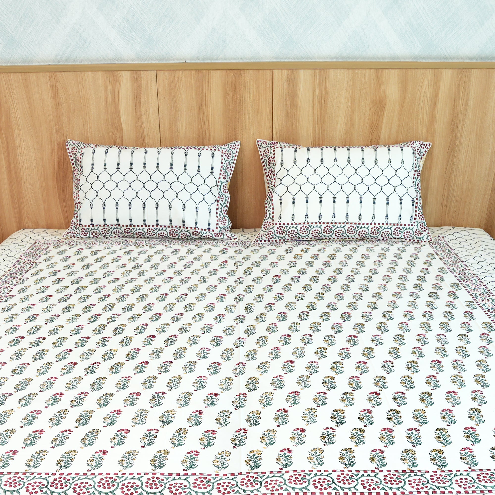 Anandbagh Handblock Bedsheet