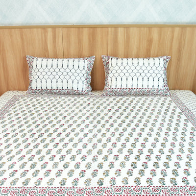 Anandbagh Handblock Bedsheet