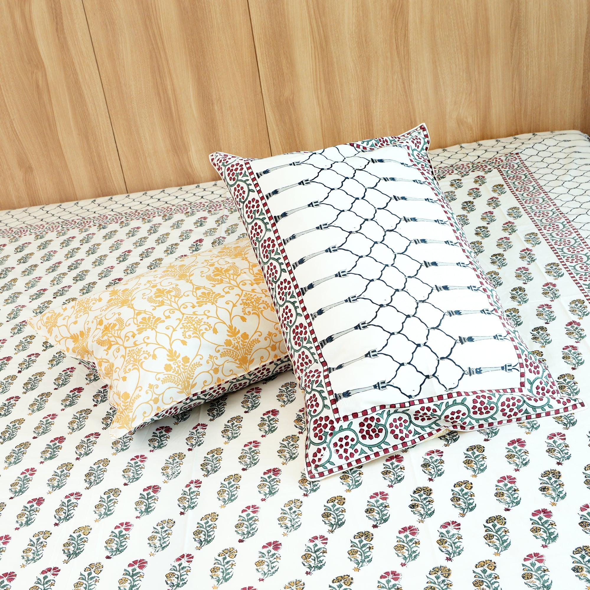 Anandbagh Handblock Bedsheet