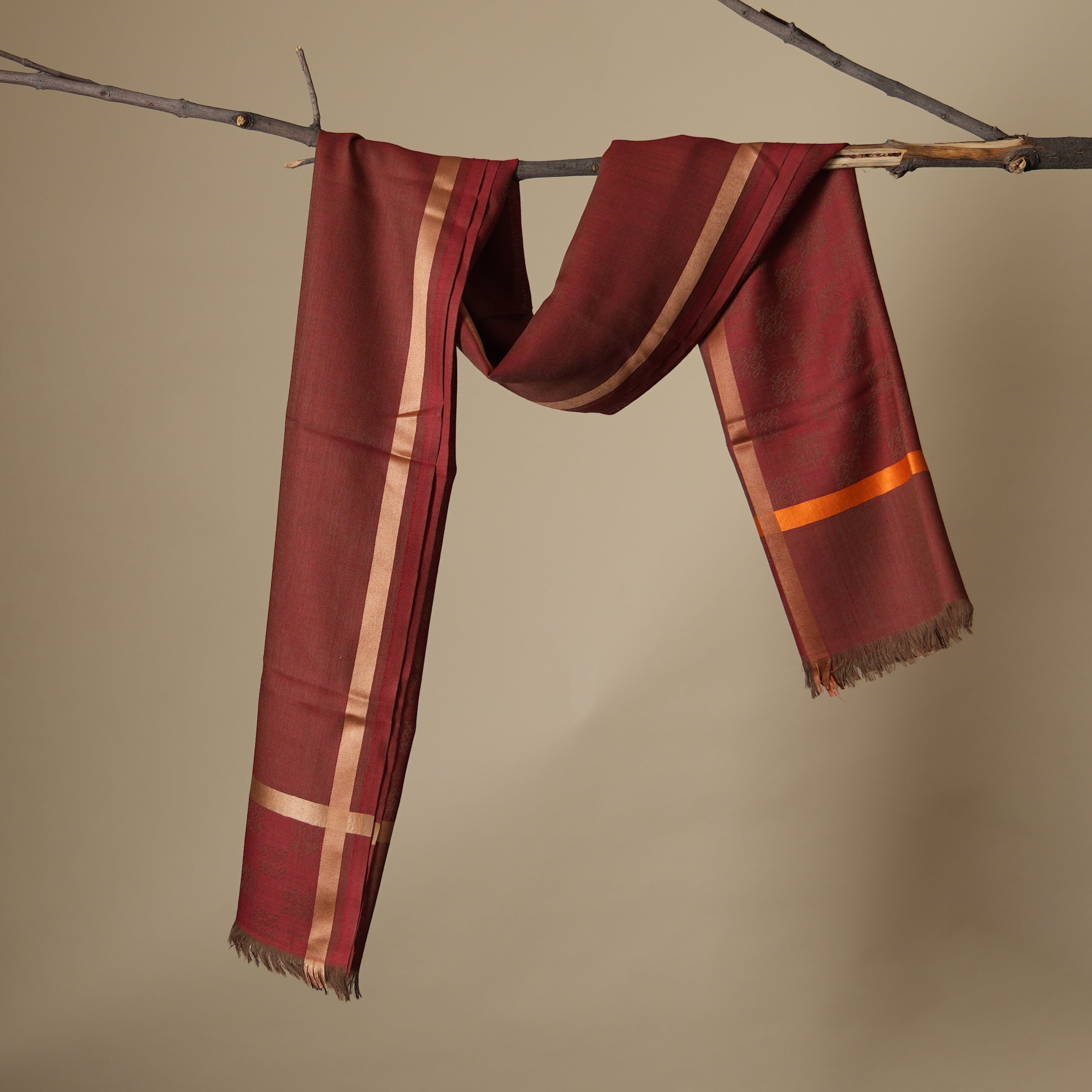 The Classic Wool Silk Stole - Product Image 