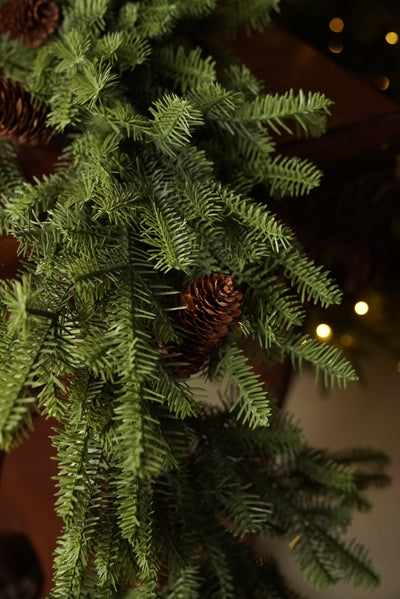 PE Pinecone Christmas Garland