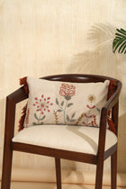 Blossom Haven Embroidered Pillow Cover