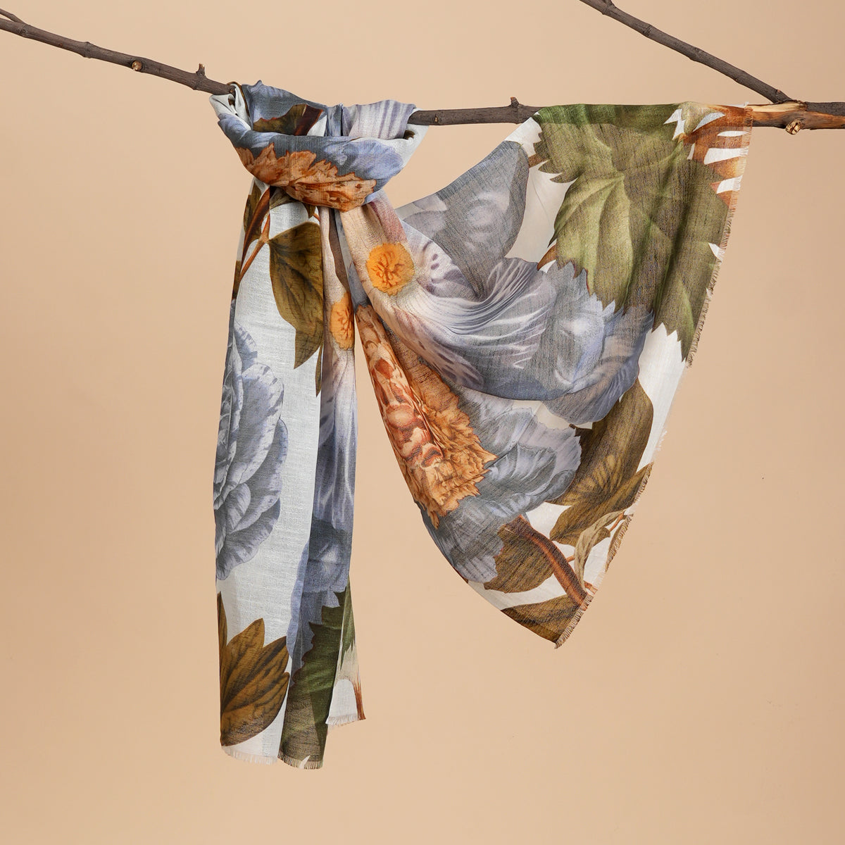 Canvas & Bloom Cotton Linen Stole 0 Reviews