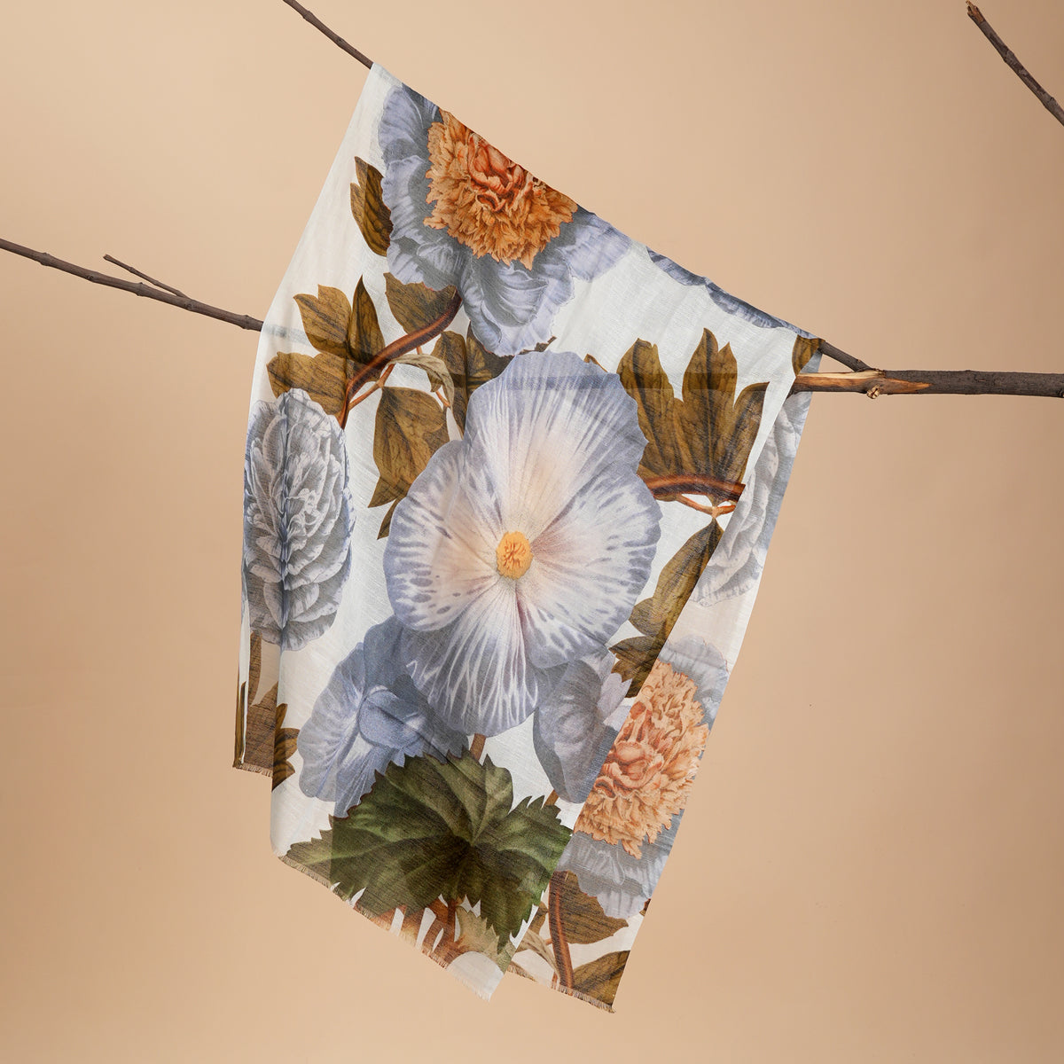 Canvas & Bloom Cotton Linen Stole 0 Reviews
