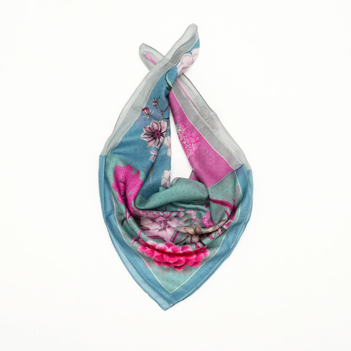 Blush Lagoon Modal Silk Scarf