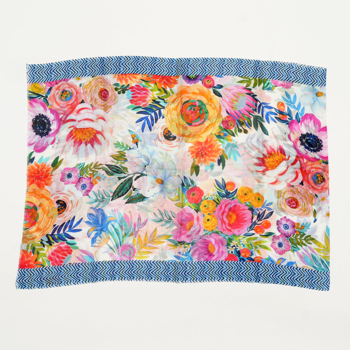 Petals In Color Bamboo Modal Stole