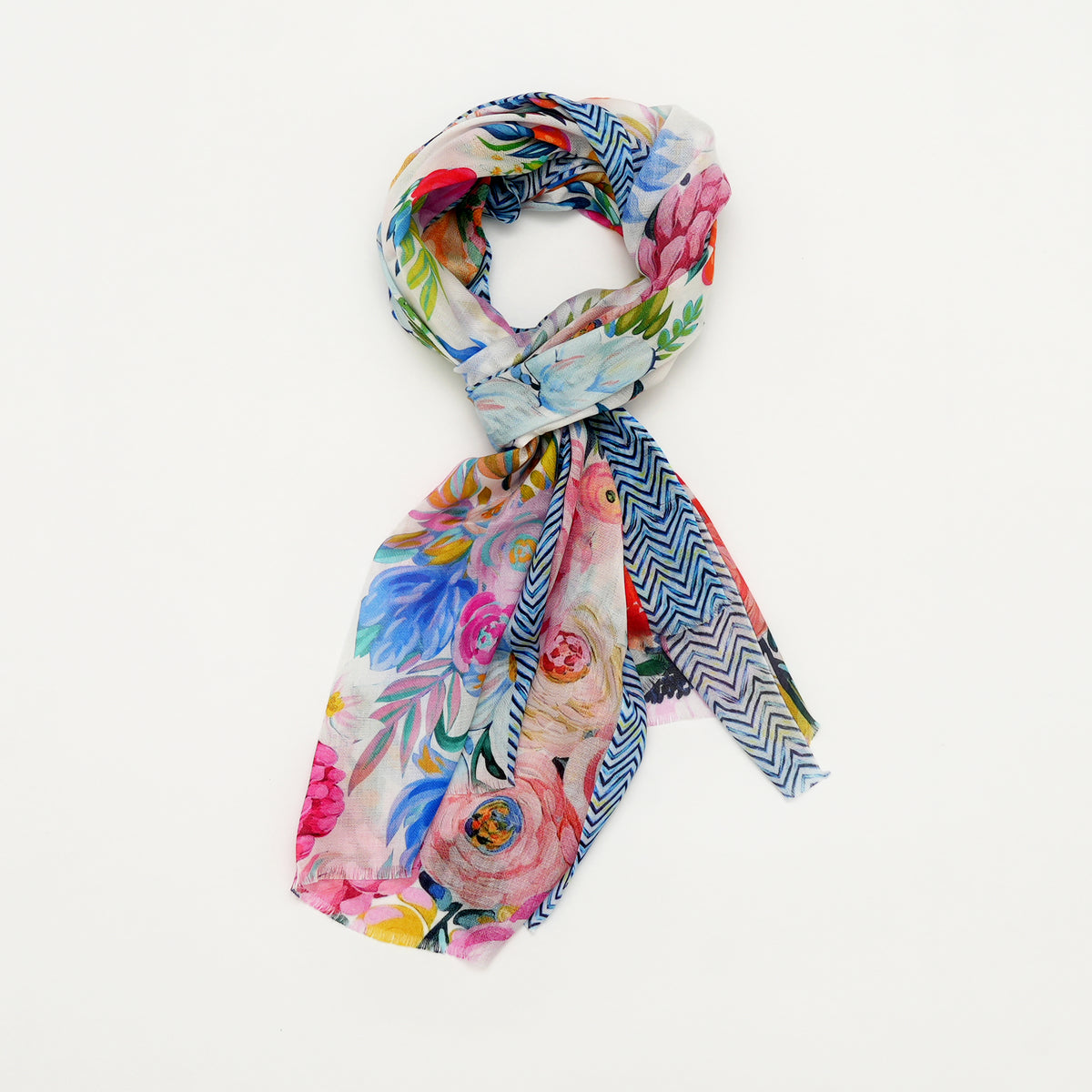 Petals In Color Bamboo Modal Stole