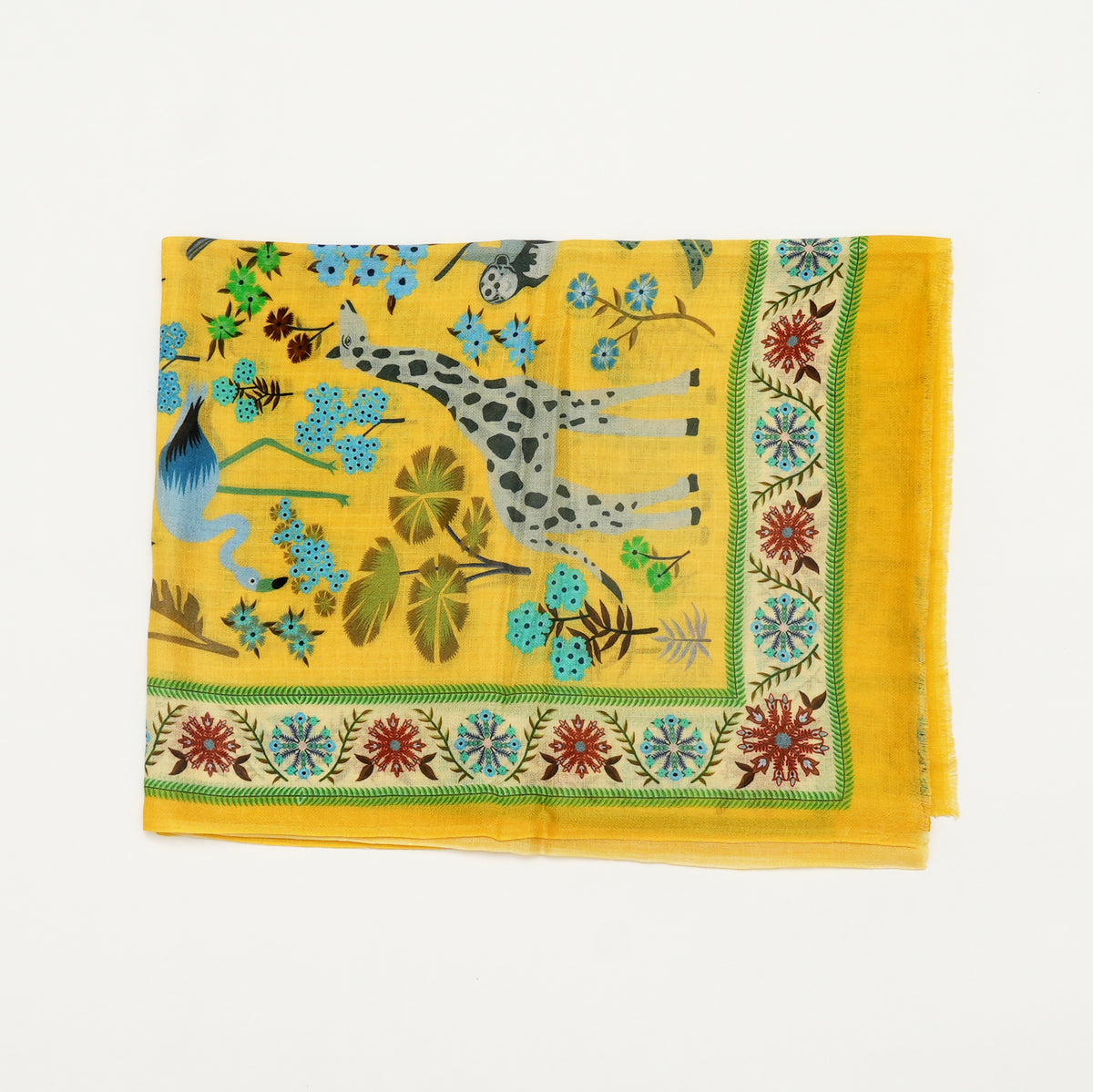 Safari Bloom Bamboo Modal Stole