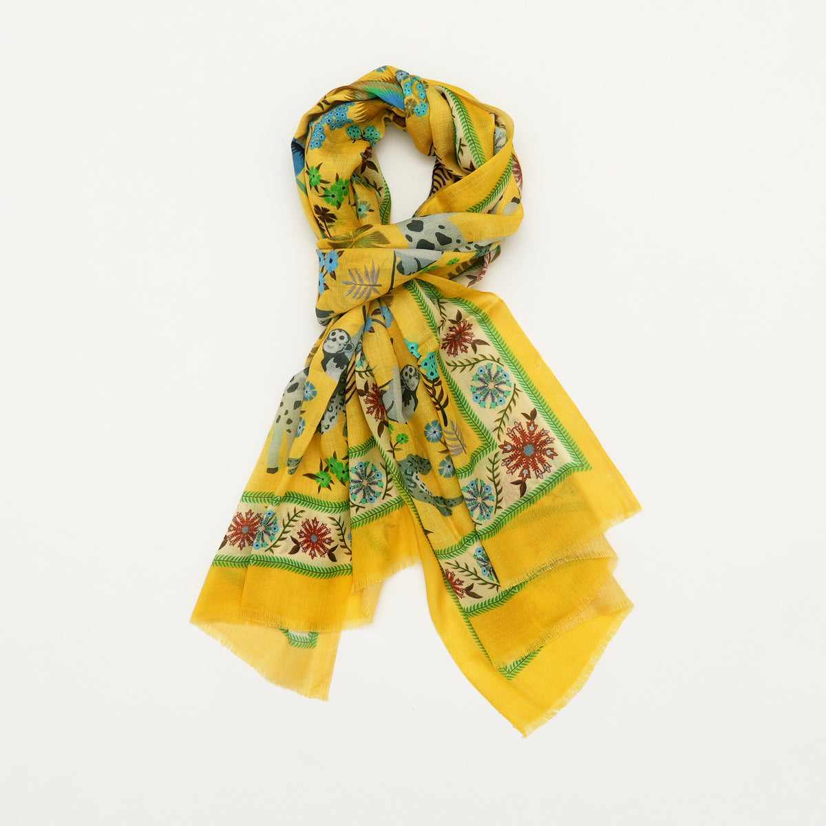 Safari Bloom Bamboo Modal Stole