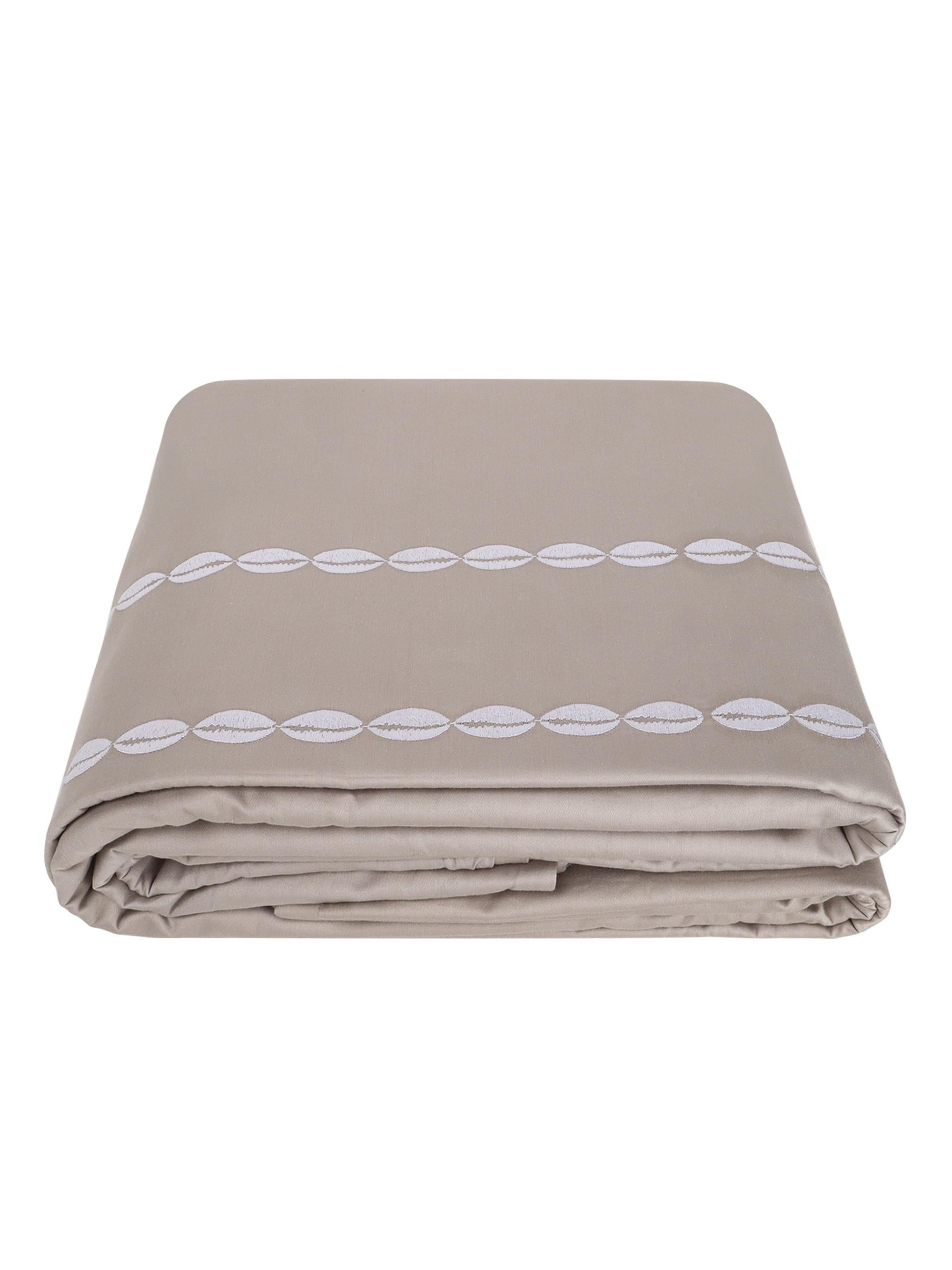 100% Cotton Duvet Cover - Sea Shell