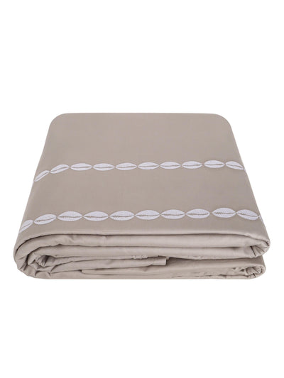 100% Cotton Duvet Cover - Sea Shell