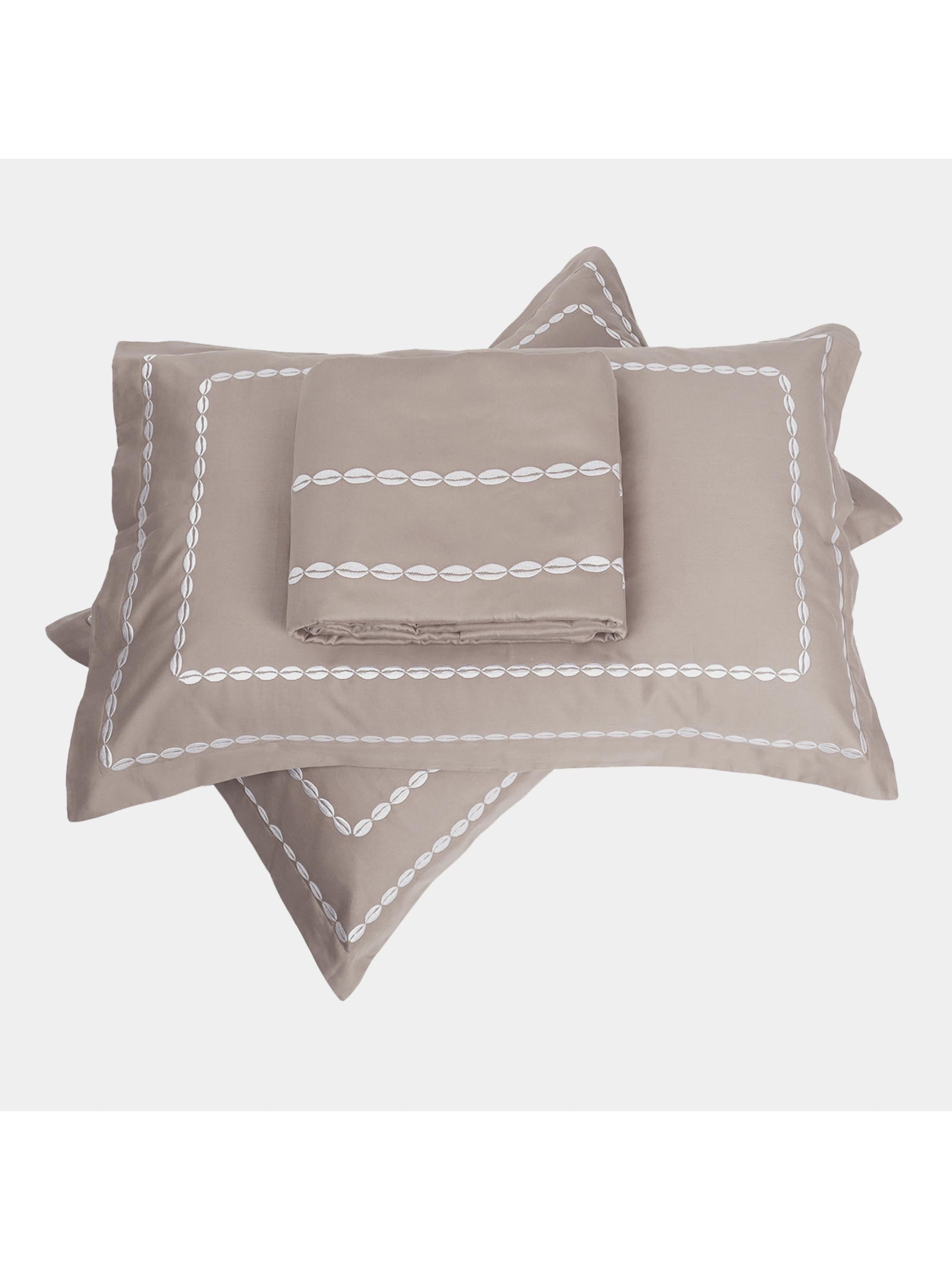 100% Cotton Duvet Cover - Sea Shell