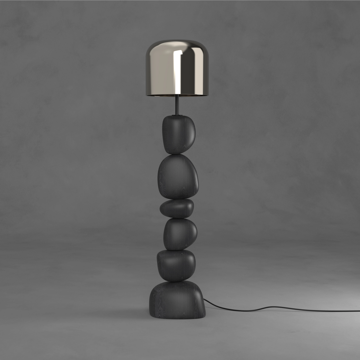 Cairn Floor Lamp Black