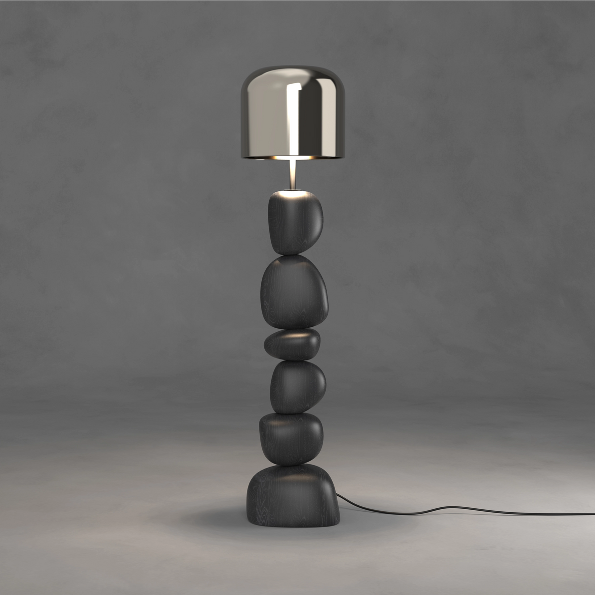 Cairn Floor Lamp Black