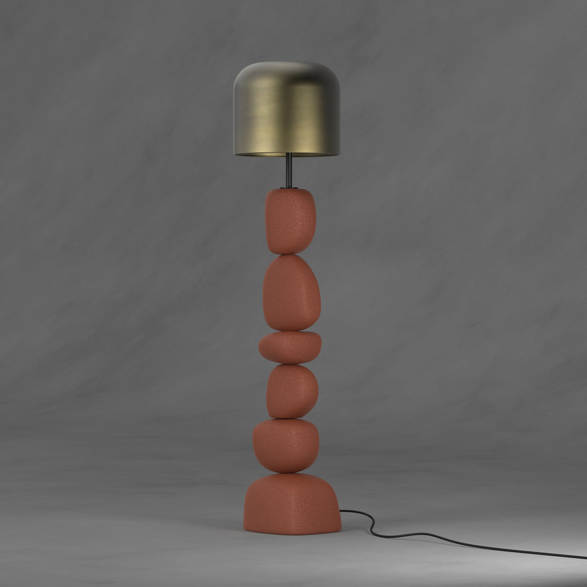 Cairn Floor Lamp Terracotta