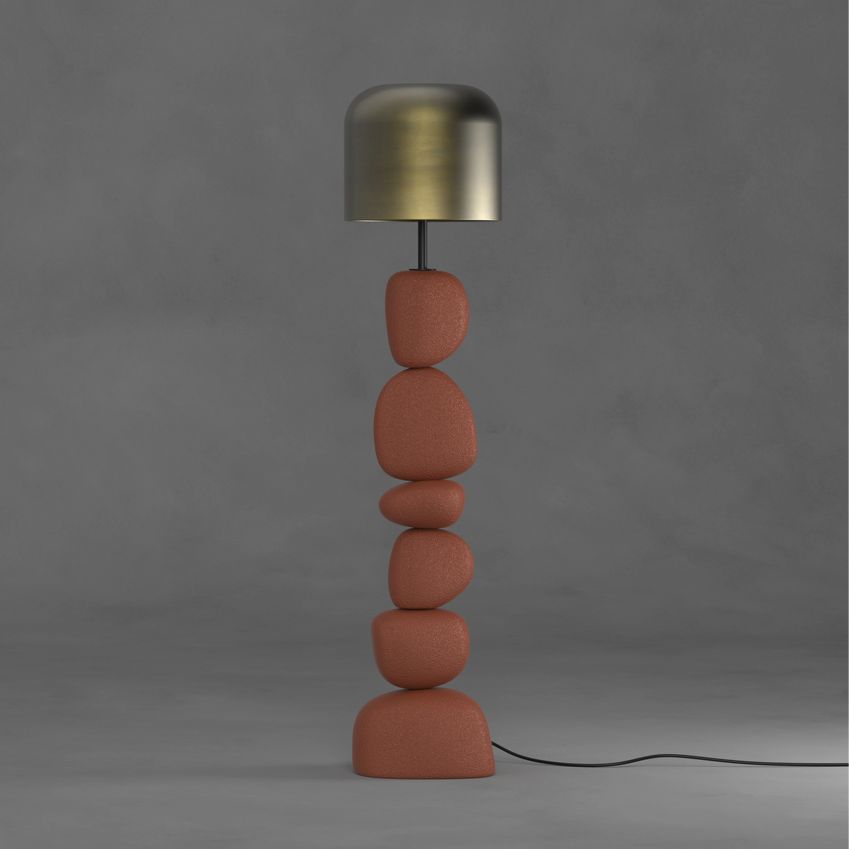 Cairn Floor Lamp Terracotta
