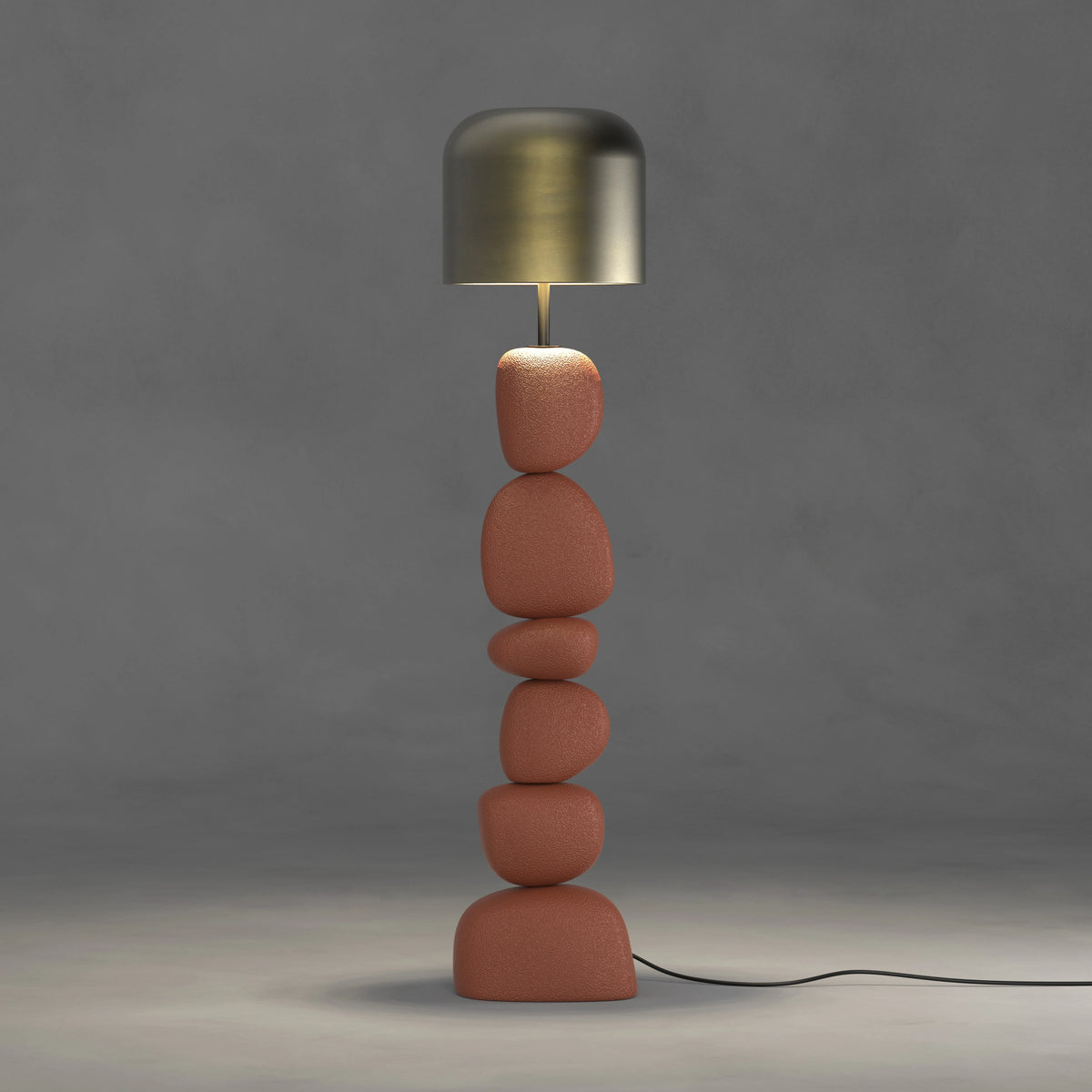 Cairn Floor Lamp Terracotta