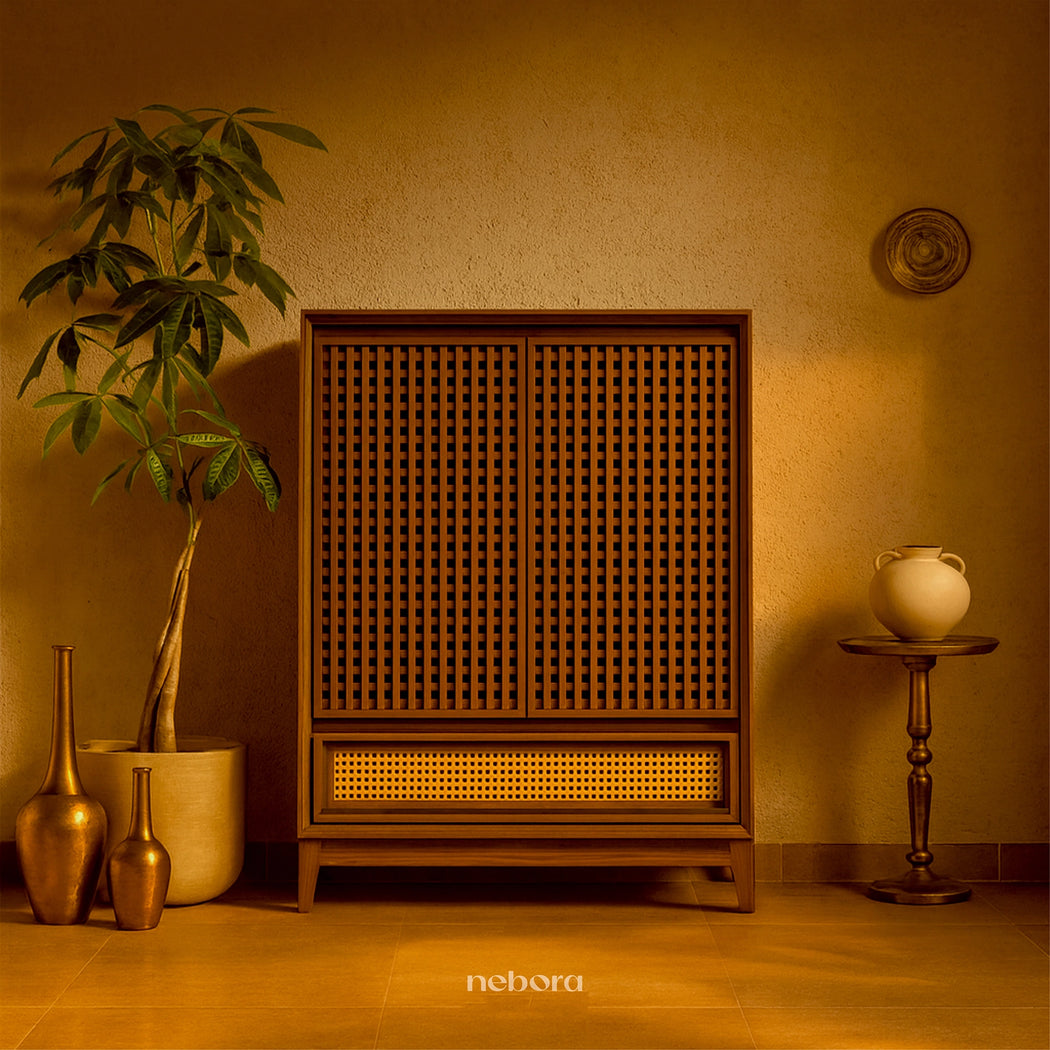Lattice Chest Console