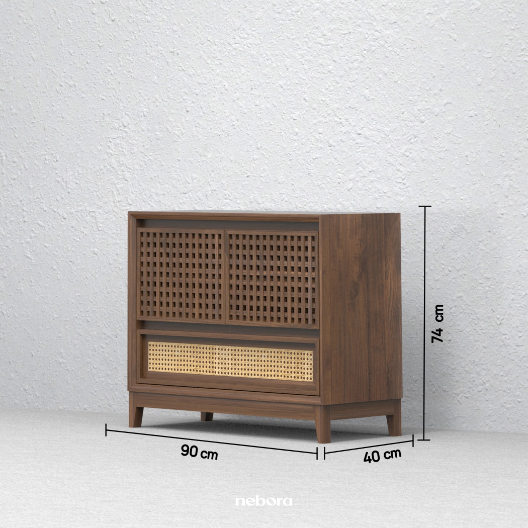 Lattice Small Chest Console