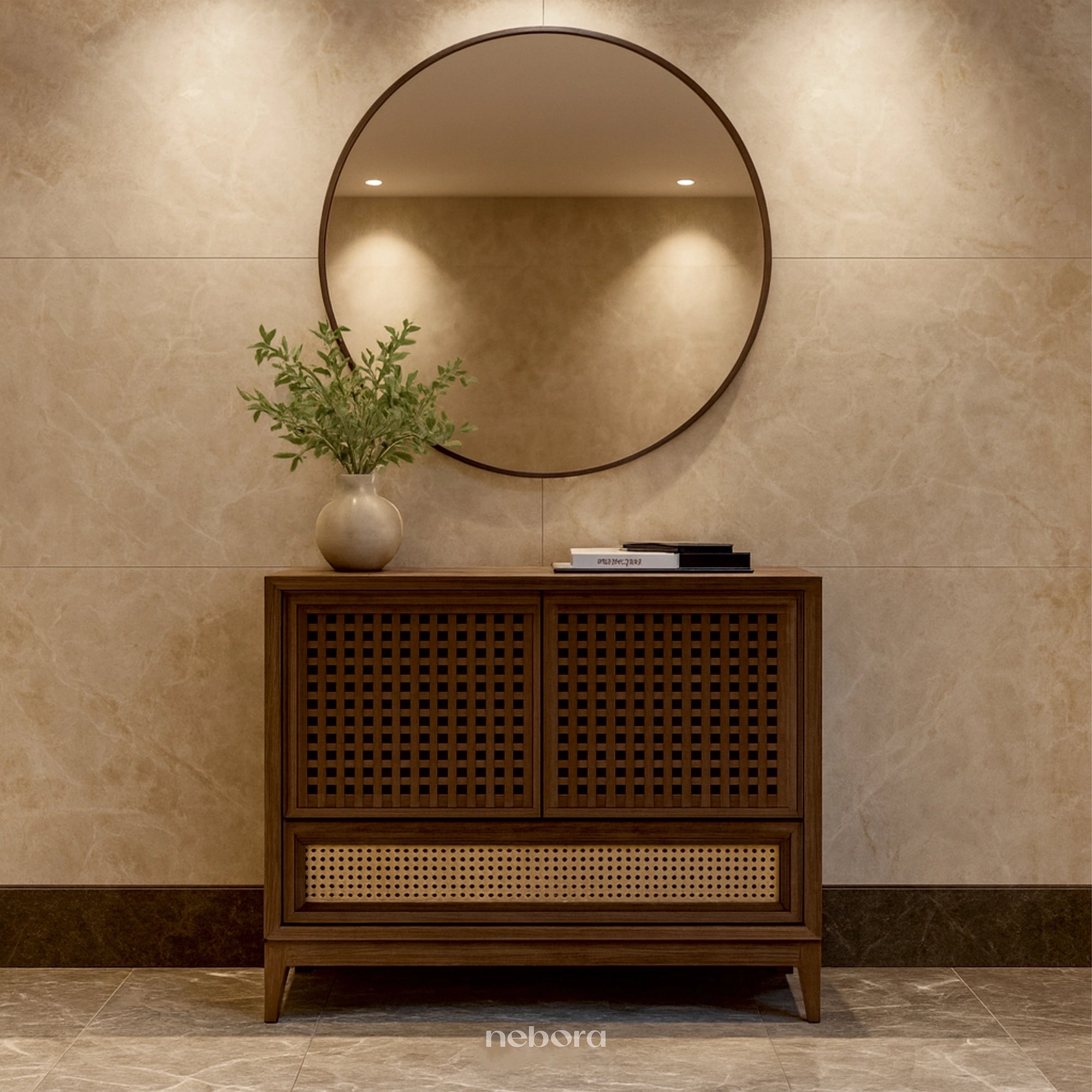 Lattice Small Chest Console