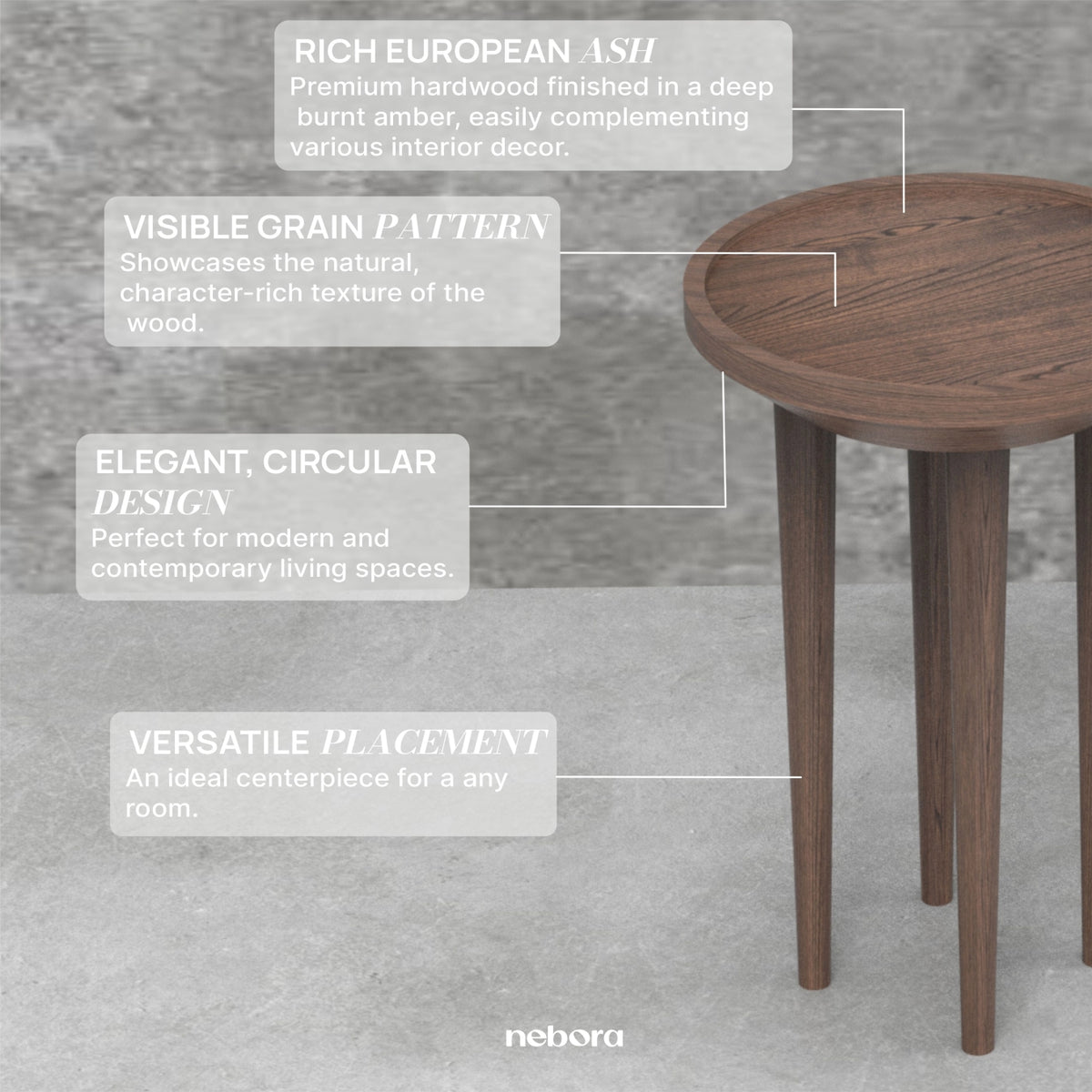 Concave Side Table