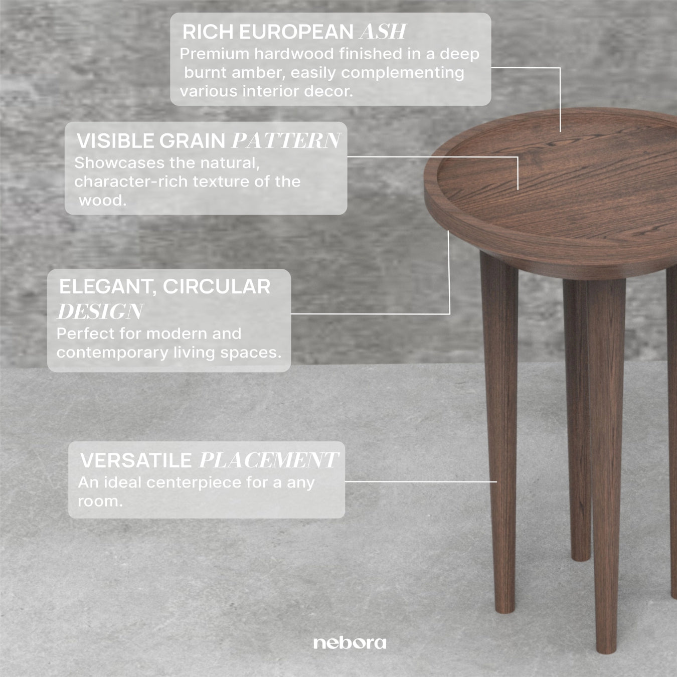 Concave Side Table