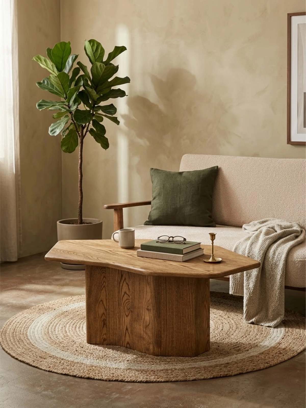 Stela Coffee Table Wood - Product Image 
